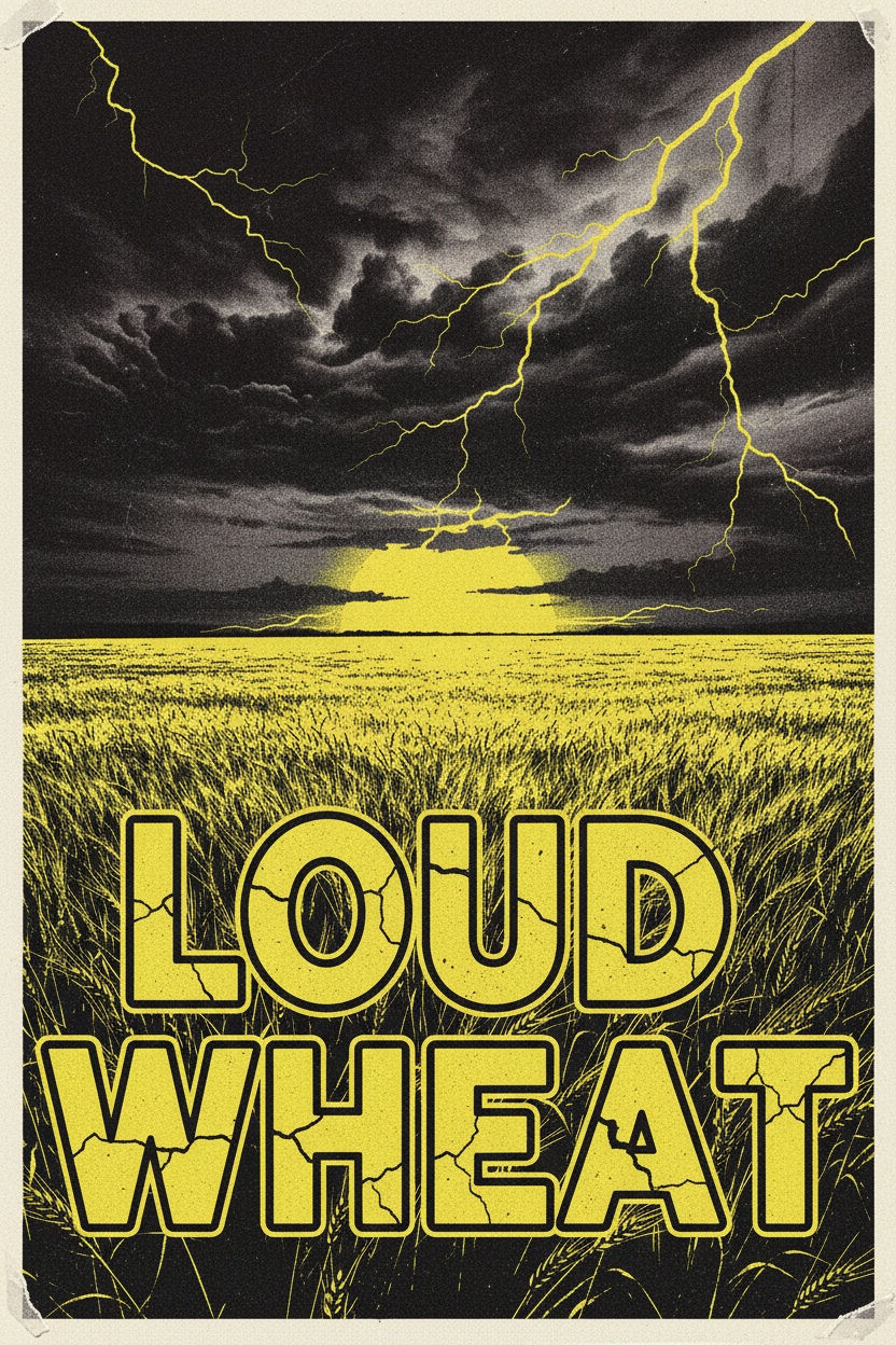 Wheat Field Art Poster